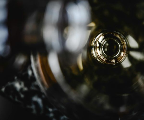 Abstract blue circles representing inner calm and focus